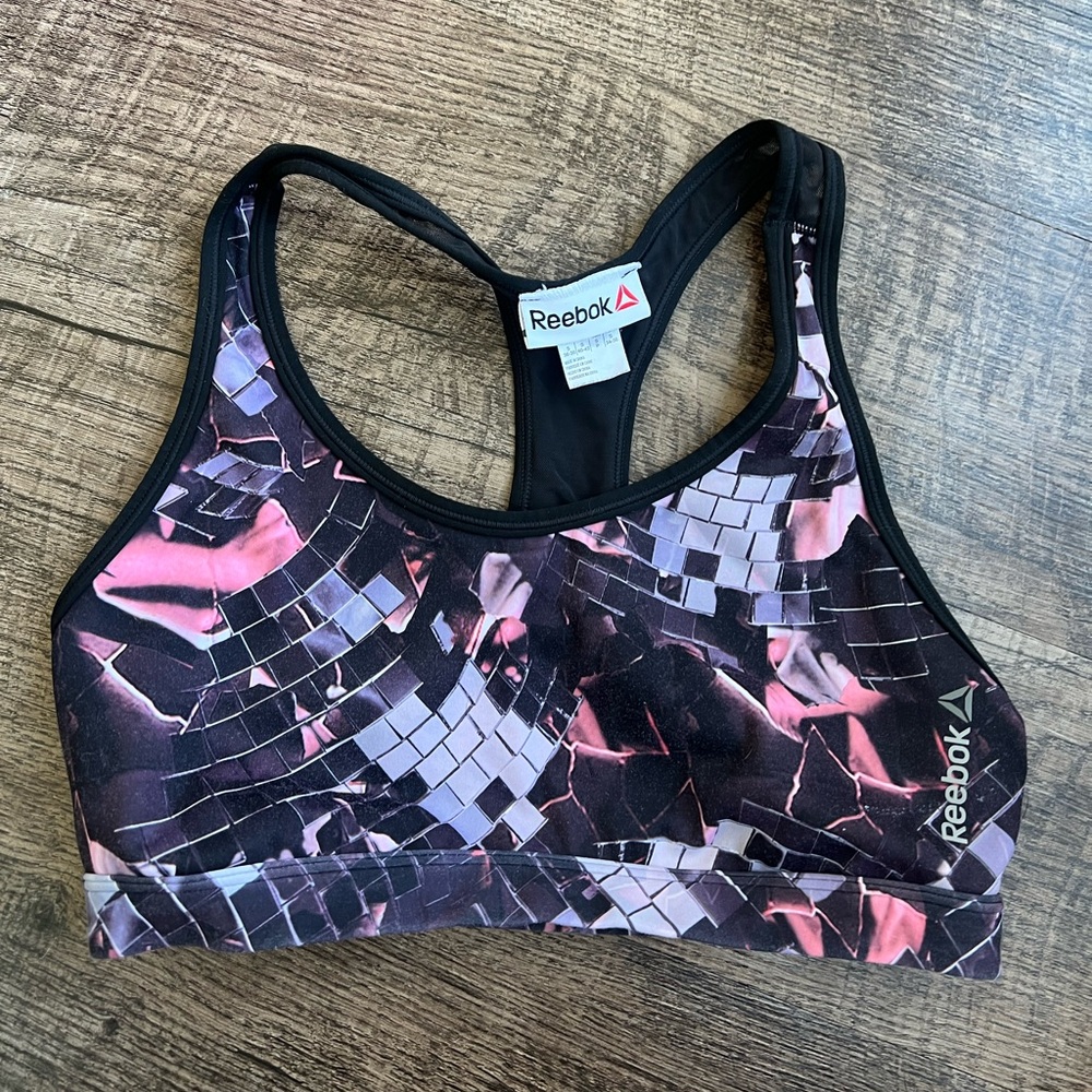 Reebok disco sports bra